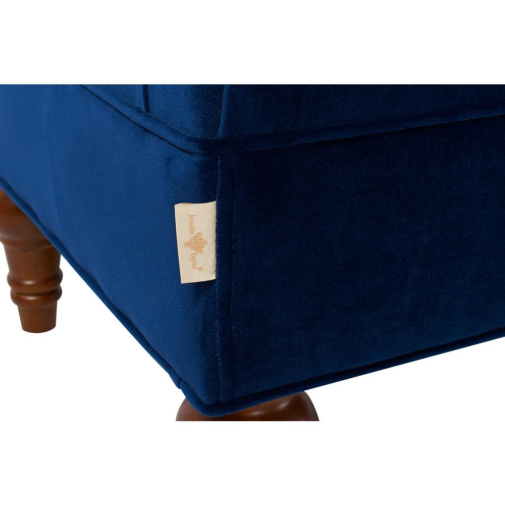 Jennifer Taylor Lewis Navy Blue Entryway Bench 2435859 The Home Depot
