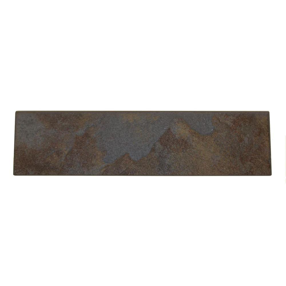 tuscan slate continental porcelain tile daltile sq ft floor bullnose case piece