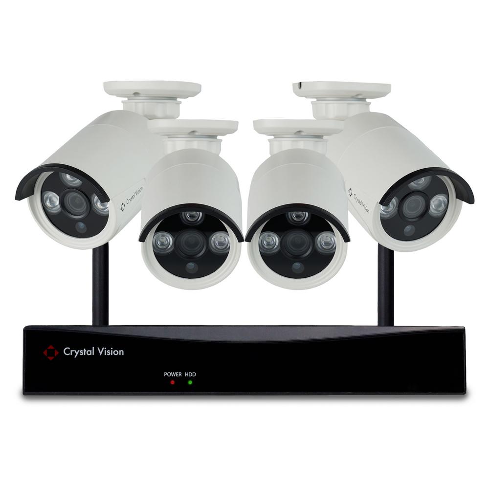 Crystal Vision 8-Channel Wireless 1080p Full HD 2MP 2TB ...