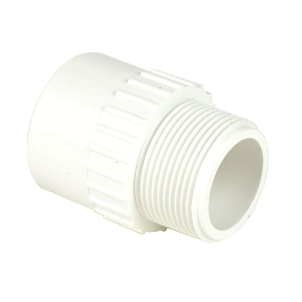 Dura 4 In Schedule 40 Pvc Male Adapter Mptxs 436 040 The Home Depot 3709