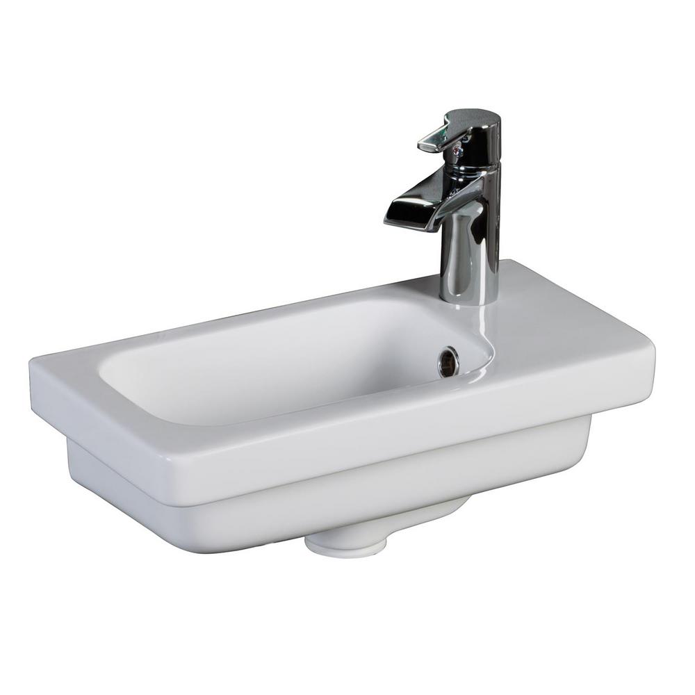 Barclay Products Resort 450 17 3 4 In Wall Hung Basin In White