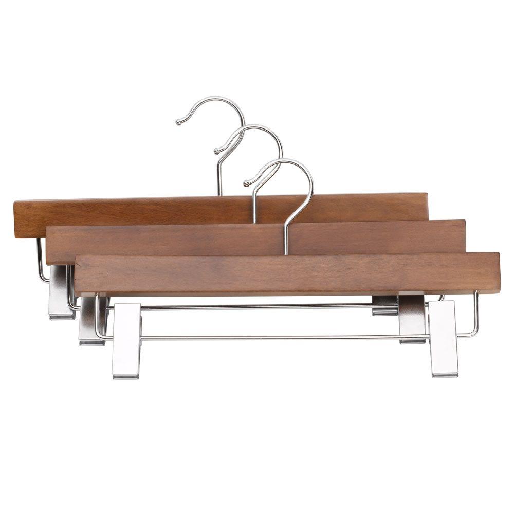 Real Skirt Hangers with Clips (3Pack)88809 The Home Depot