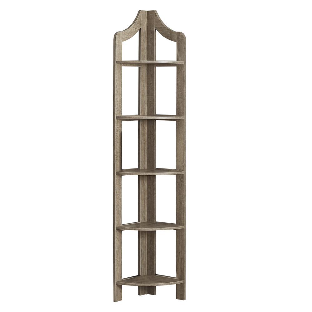 Dark Taupe Corner Etagere Hd2418 The Home Depot Dark Taupe Corner Etagere Hd2418 The