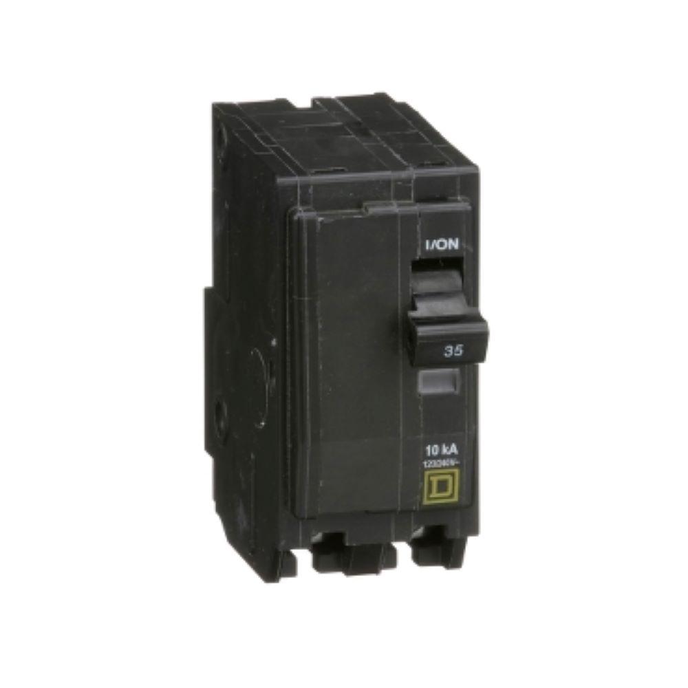 Square D QO250 Type QO 50-Amp Two-Pole Circuit Breakers Plug-On Lot of 3