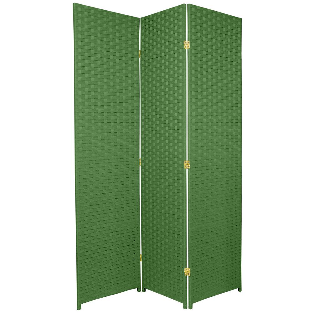6 ft. Light Green 3Panel Room DividerSSFIBER3PLGRN The Home Depot