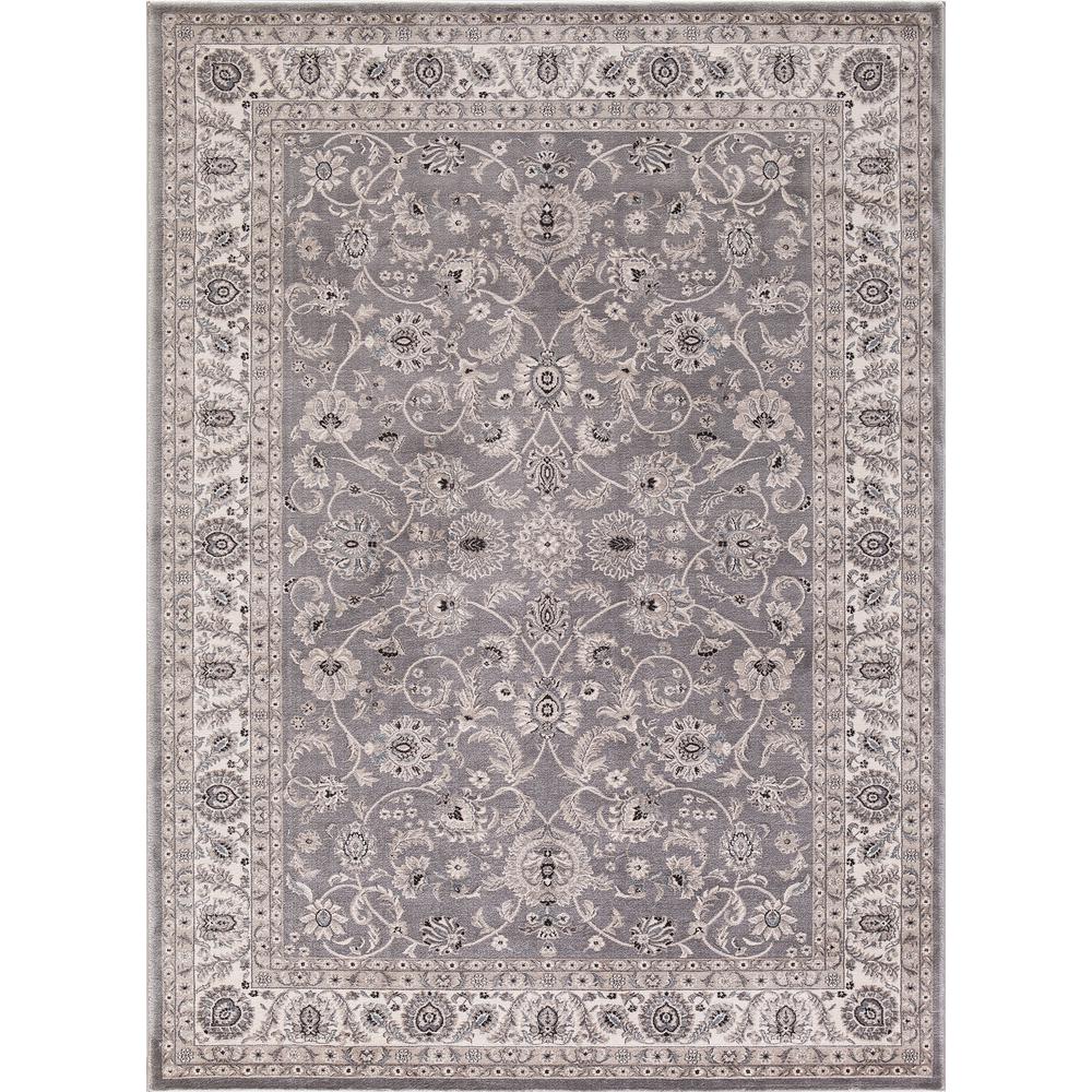 Concord Global Trading Kashan Bergama Gray 5 Ft X 7 Area Rug Concord Global Trading Kashan Bergama Gray 5 Ft X 7 Area Rug