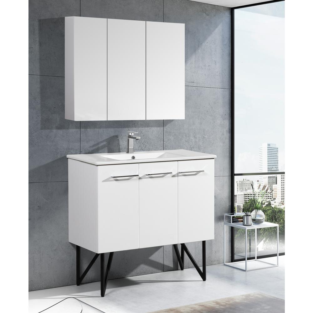 Swiss Madison Annecy 36 in. Single, 2Door, 1 Drawer Bathroom Vanity in