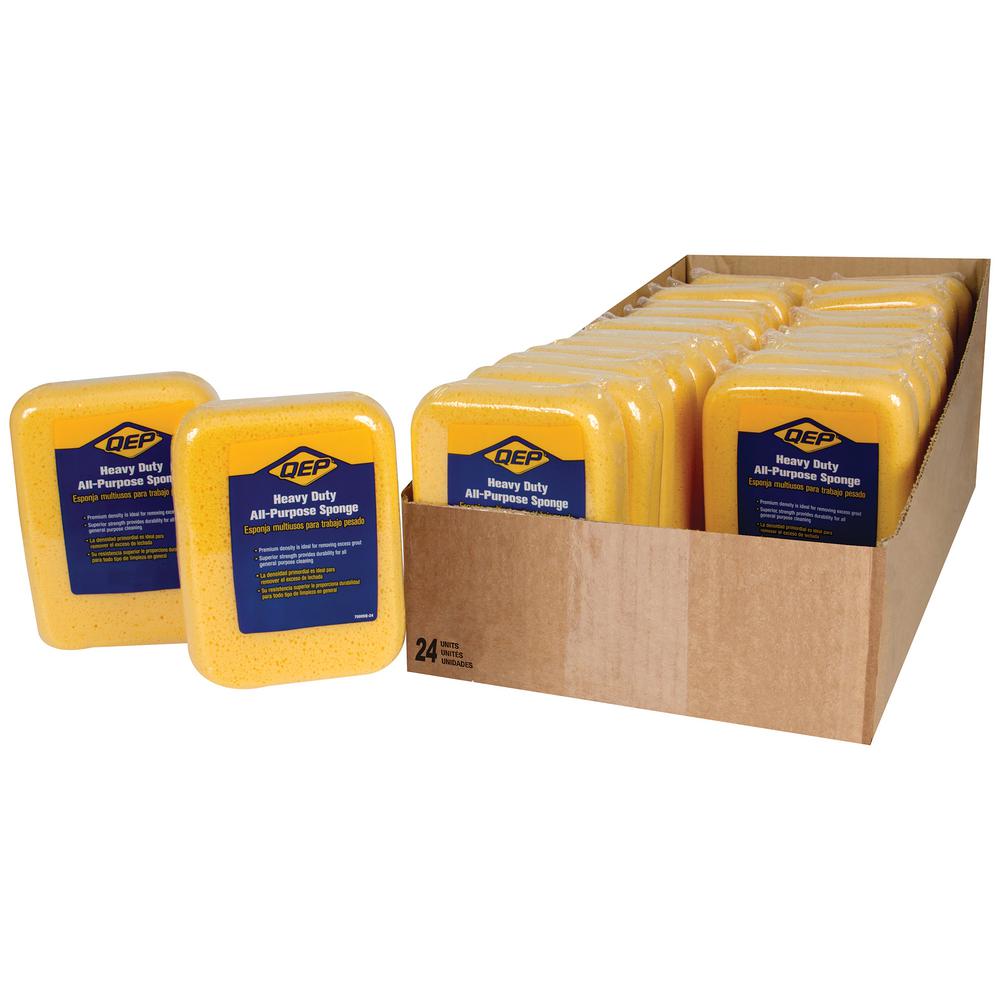 QEP 7-1/2 inch x 5-1/2 inch x 1-7/8 inch Extra-Large Grouting, Cleaning and... by QEP