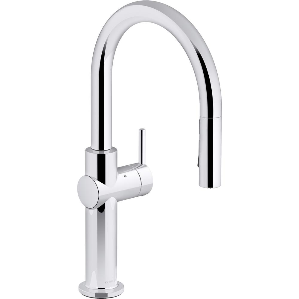 KOHLER Crue SingleHandle Touchless PullDown Sprayer Kitchen Faucet in