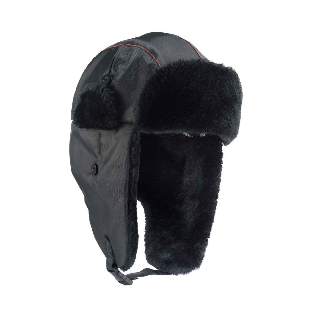 Black trapper hat Clearance