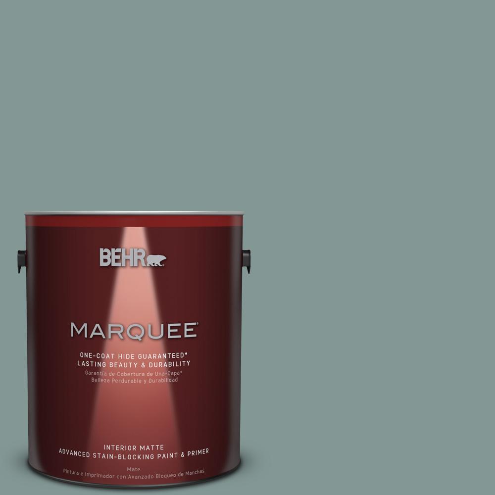 BEHR MARQUEE 1 Gal. #T18-15 In The Moment Matte Interior Paint-145401 ...