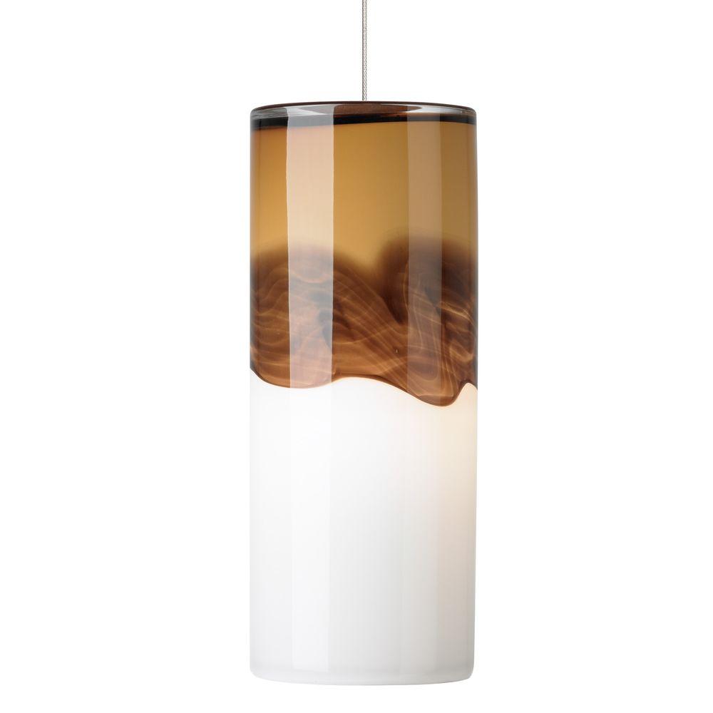 Lbl Lighting Rio 1 Light Satin Nickel Led Mini Pendant With Amber Lbl Lighting Rio 1 Light Satin Nickel Led Mini Pendant With Amber Dark Brown