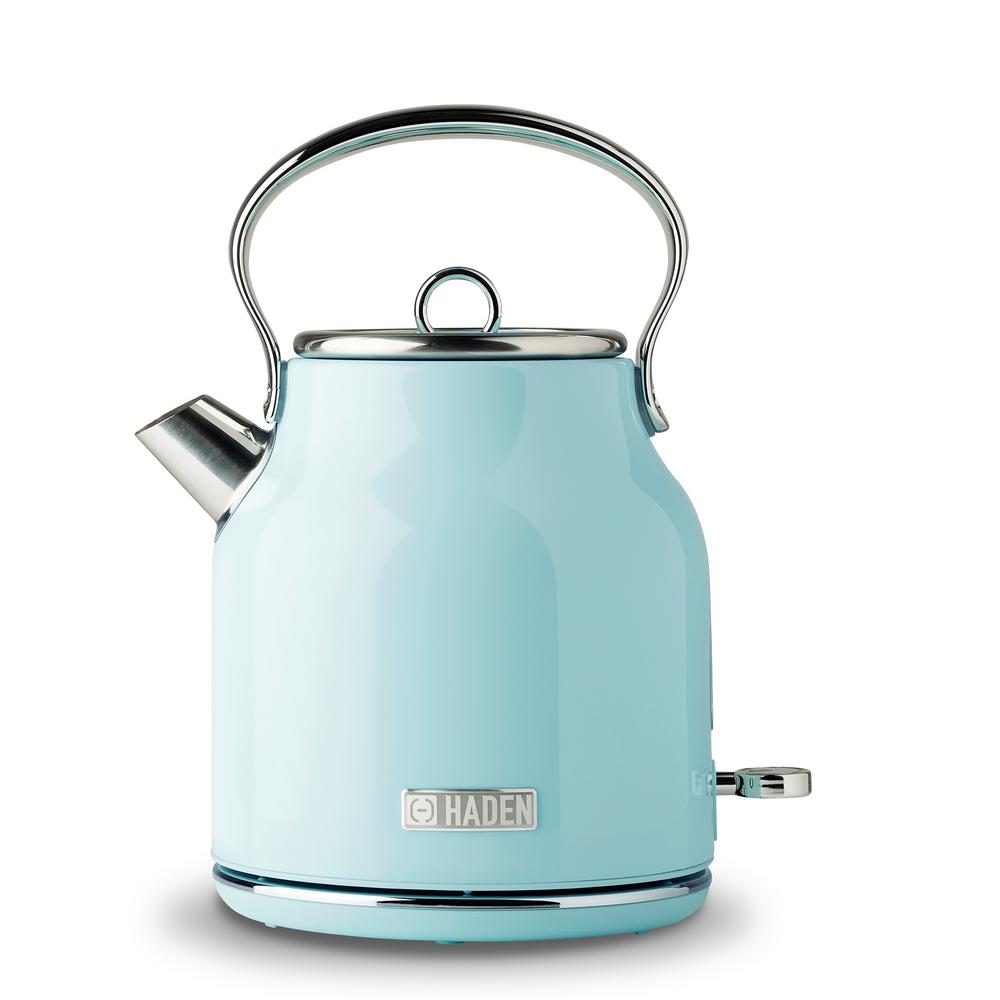 HADEN Heritage 7Cup Boil Dry in Light Blue Turquoise Auto ShutOff