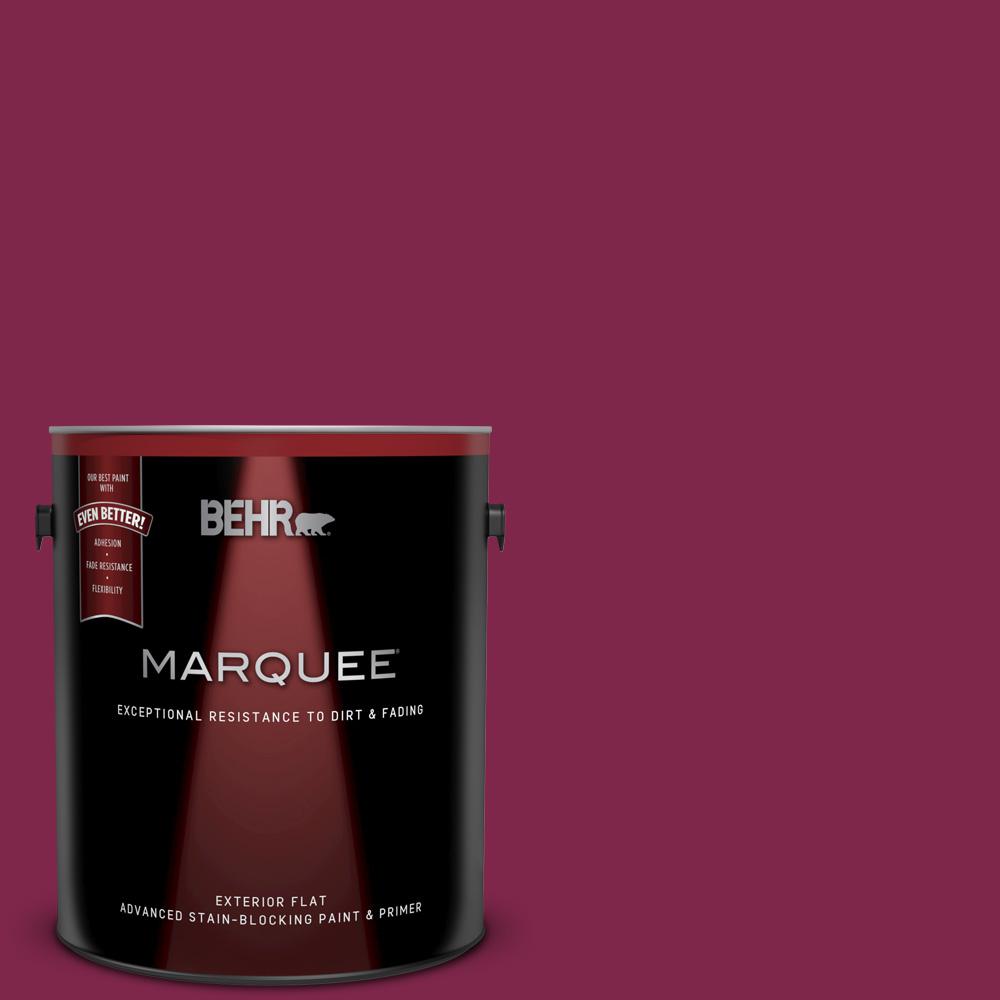 Behr Marquee 1 Gal 120d 7 Ruby Red Flat Exterior Paint And Primer 120d 7 Ruby Red Flat Exterior Paint And Primer In One