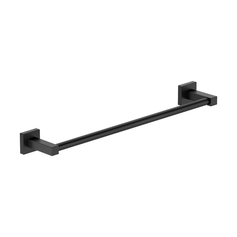 Symmons Duro 18 in. Towel Bar in Matte Black-363TB-18-MB - The Home Depot