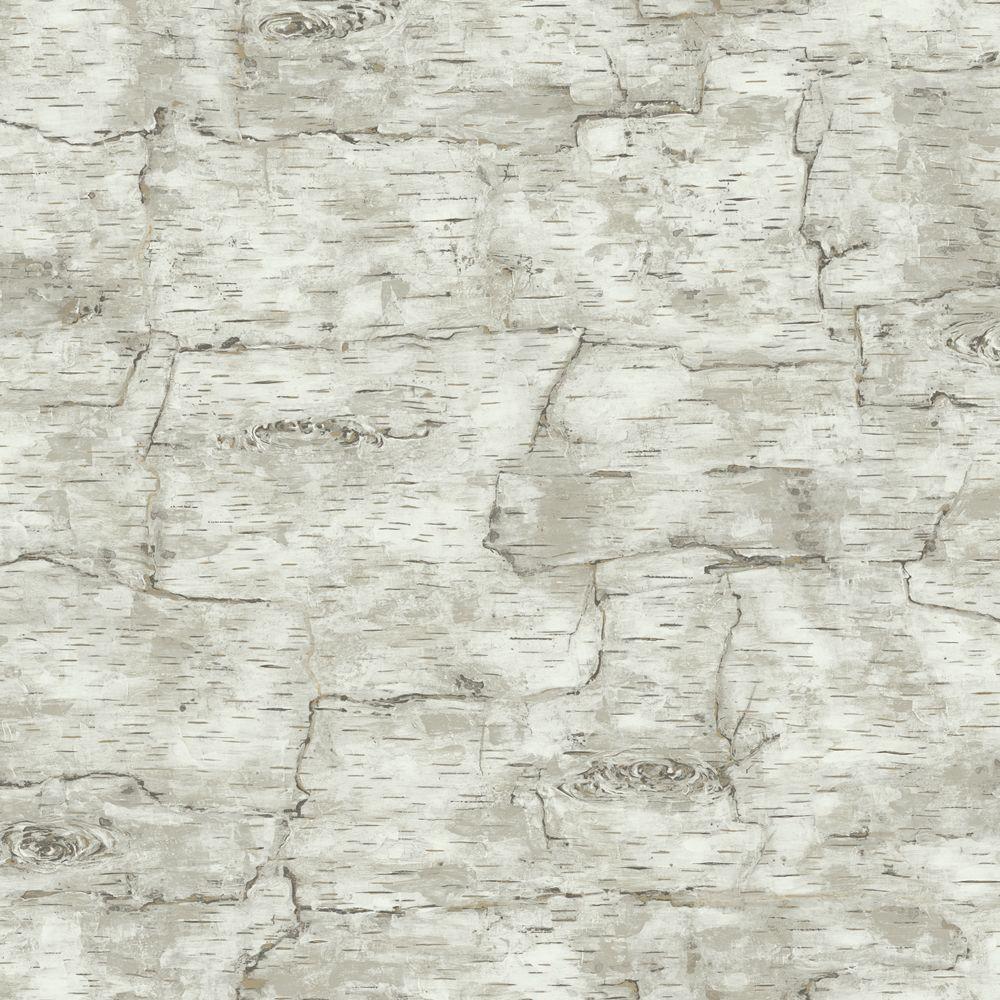 York Wallcoverings Birch Bark Wallpaper-LM7987 - The Home Depot