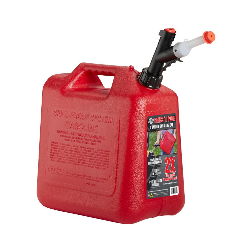 Garage Boss Press N Pour 5 Gal. Gas CanGB351 The Home Depot