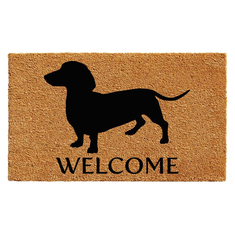 wiener dog doormat