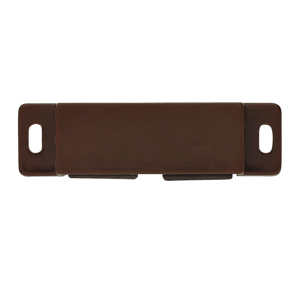 Liberty 2-1/2 inch Brown Double Magnetic Door Catch by Liberty