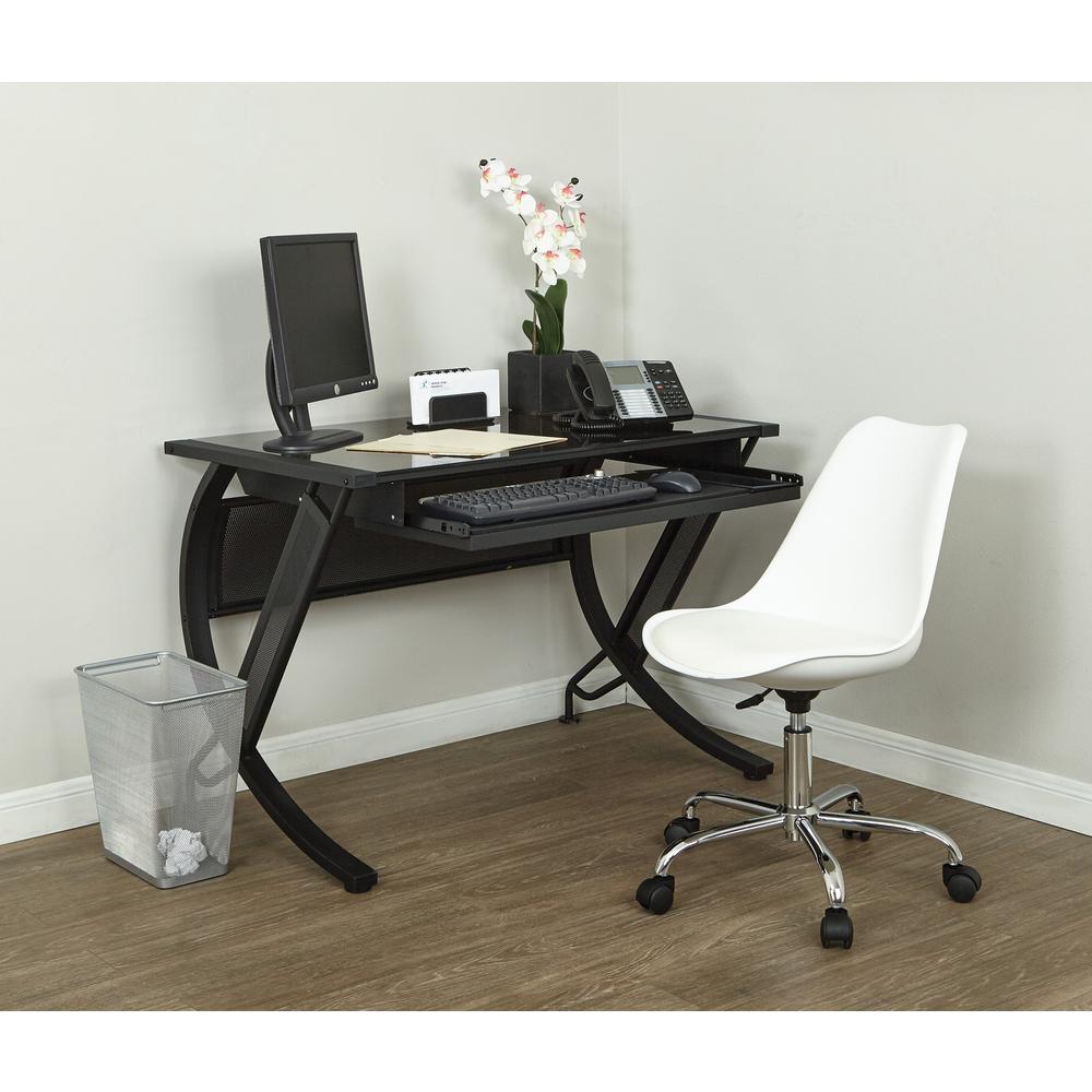 Osp Home Furnishings Emerson White Office Chair Ems26 11 The Osp Home Furnishings Emerson White