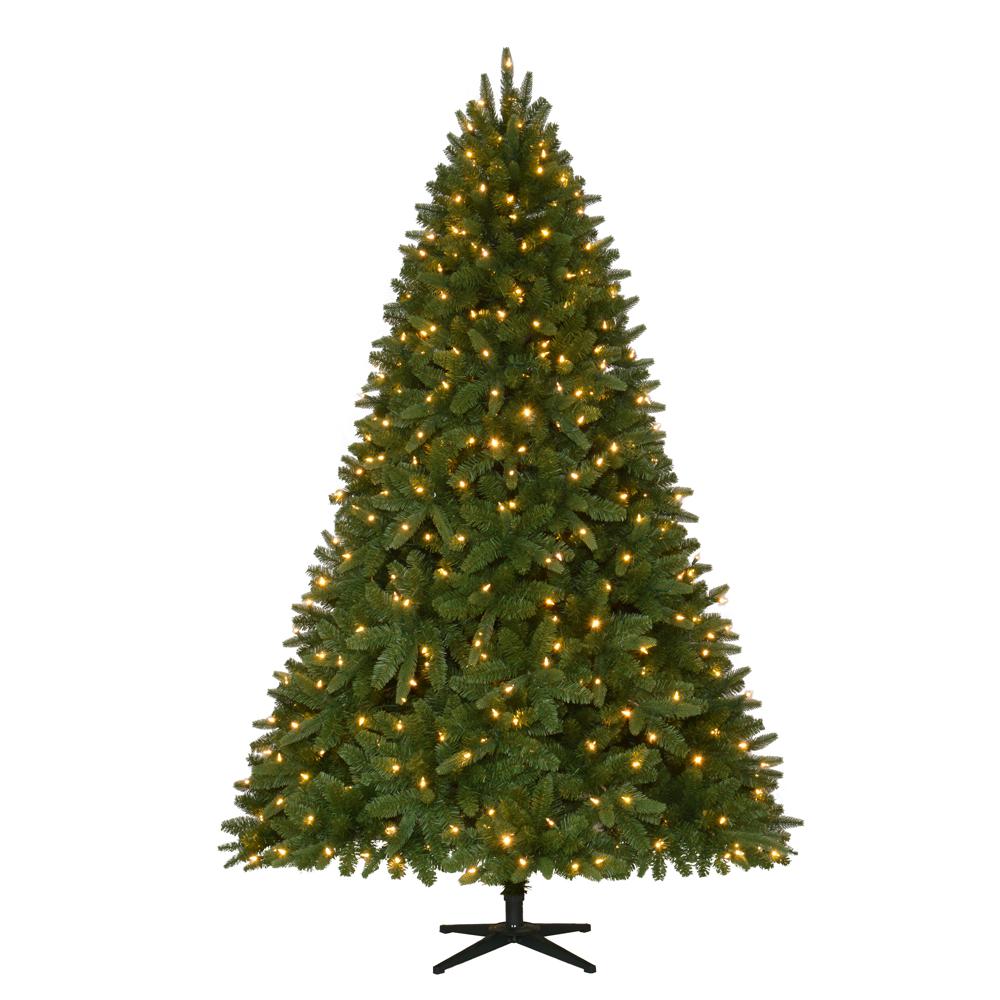 7.5 ft holiday animated plush led pre lit tree