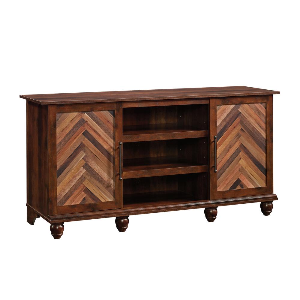 SAUDER Viabella Curado Cherry Entertainment Credenza-420759 - The Home ...