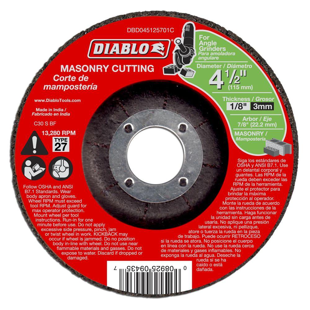 masonry cut off wheel