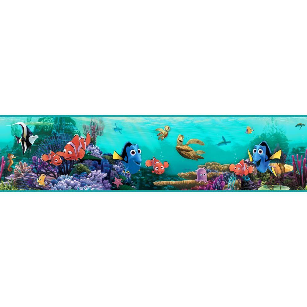 York Wallcoverings Walt Disney Kids II Nemo Under Water