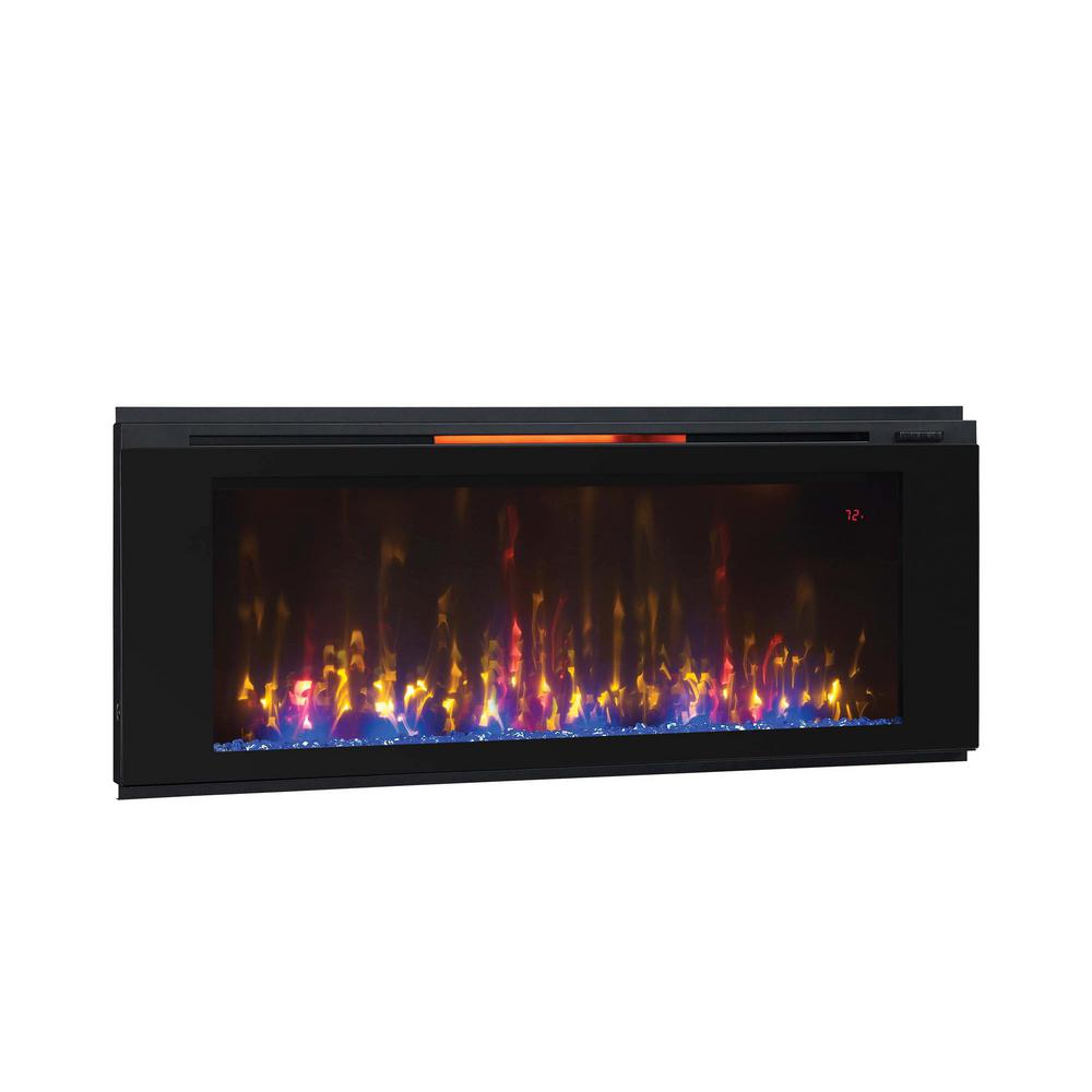 Classic Flame Helen 48 In Wall Mount Electric Fireplace In Black