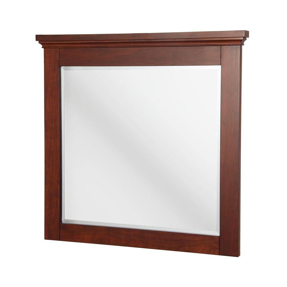 Home Decorators Collection Manchester 36 in. L x 34 in. W Wall Mirror