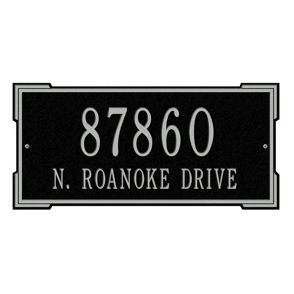 Whitehall Products Rectangular Roanoke Standard Wall 2Line Address