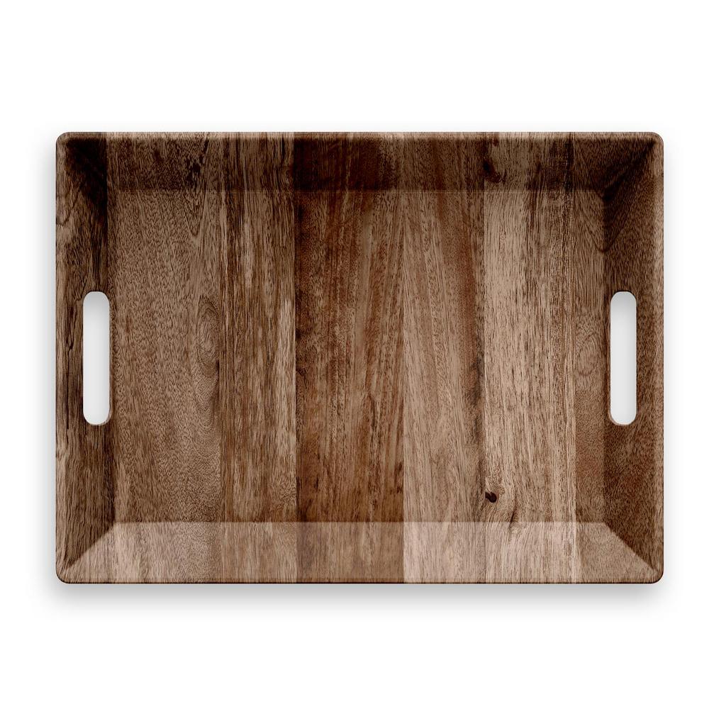 Tar Hong Direct Melamine Handled Serve Marin Tray, Gloss - PTU0193RSTPP - Cooking For casual indoor and outdoor entertaining, look n sku PTU0193RSTPP