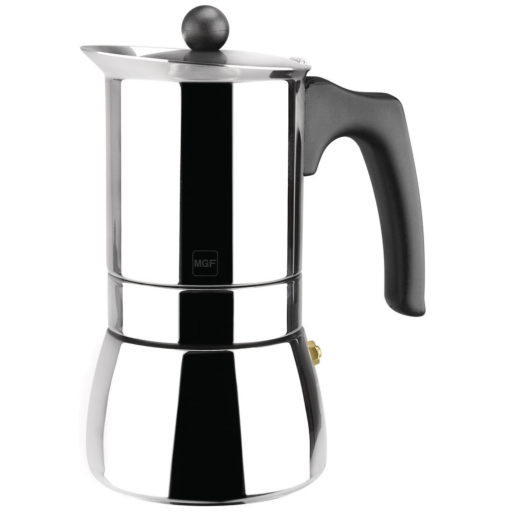 Magefesa Genova 6 Cups Stainless Steel Espresso Coffee Maker Magefesa Genova 6 Cups Stainless Steel Espresso Coffee Maker