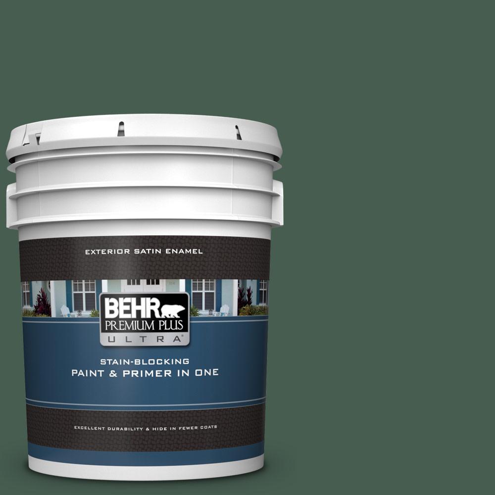 BEHR Premium Plus Ultra 5 gal. N4007 Vine Leaf Satin