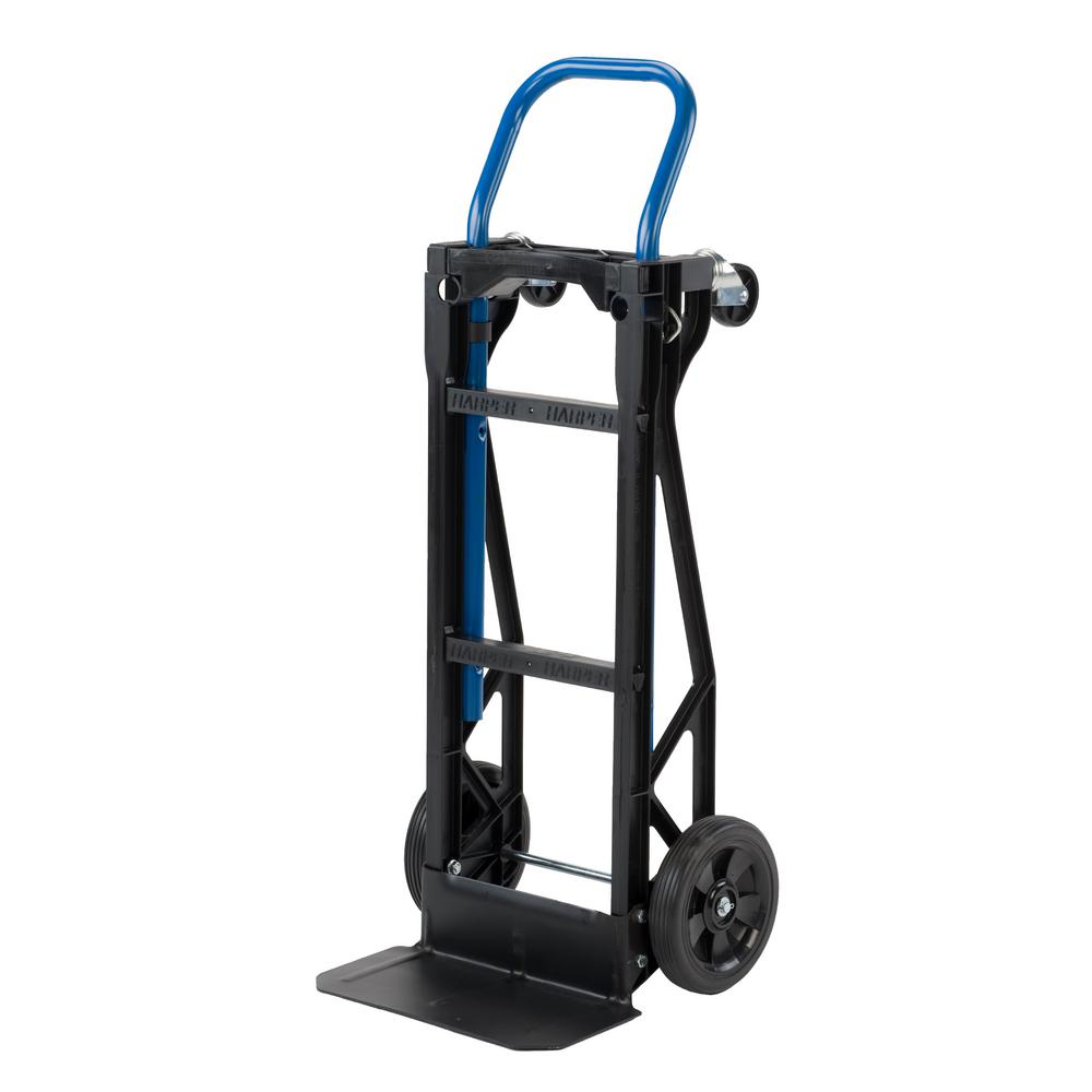 Magliner 500 lb. Capacity Aluminum Hand Truck with Vertical Loop Handle, Diecast Nose Plate and 