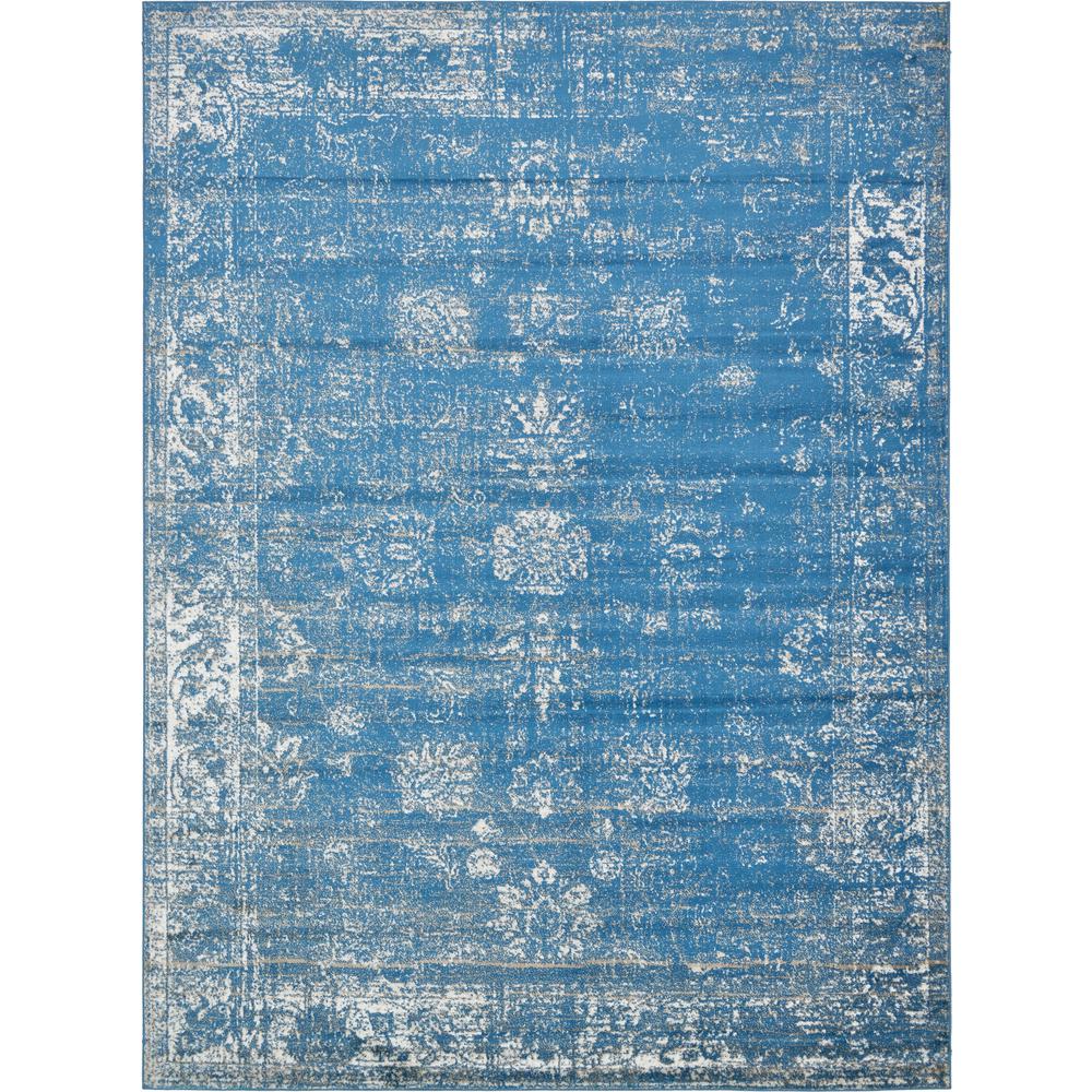 Unique Loom Sofia Blue 9' x 12' Rug3134041 The Home Depot