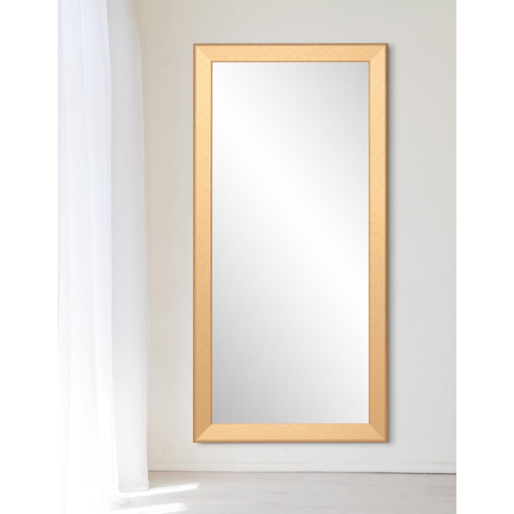 32 5 In X 66 Contemporary Gold Pop Floor Mirror
