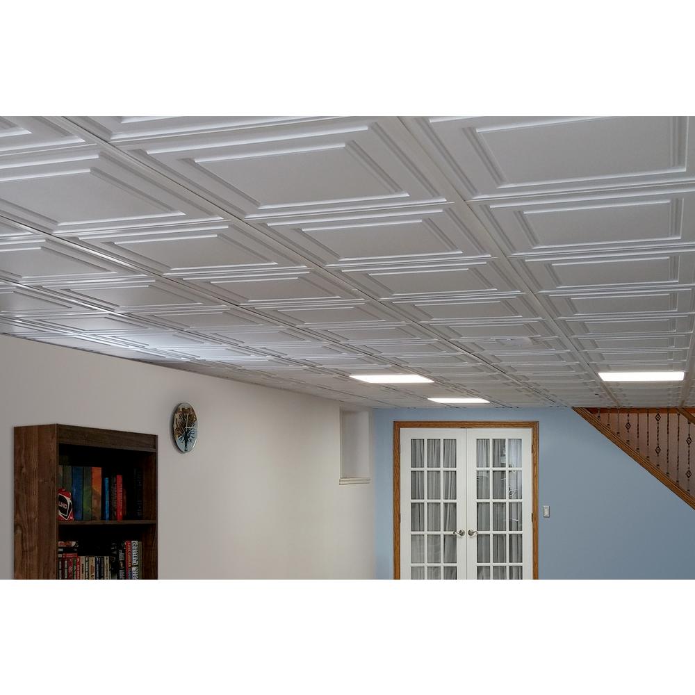 Ceilume Stratford Ultra Thin Feather Light 2x4 Lay In Ceiling