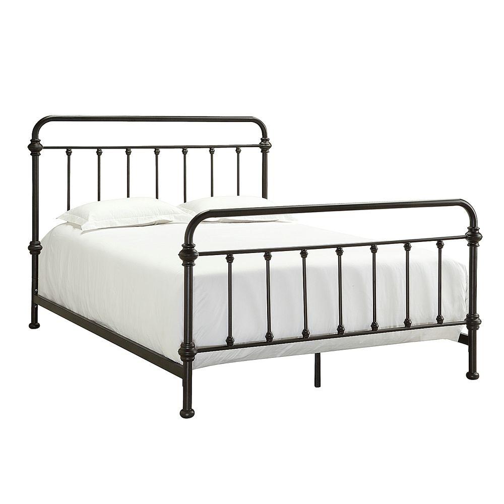 Homesullivan Calabria Antique Brown Queen Bed Frame 40e411b221w 3a Queen Bed Frame 40e411b221w 3a