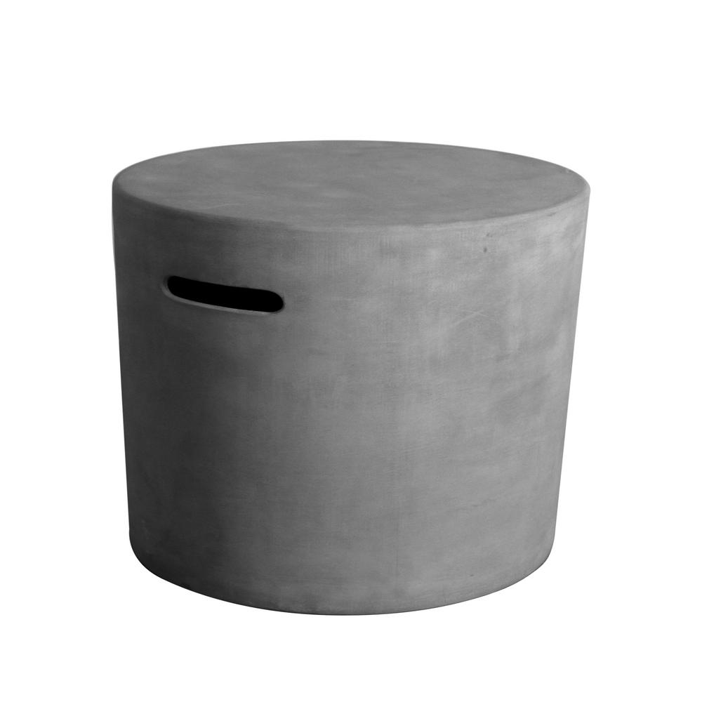 Elementi 20 In Round Fire Pit Propane Tank Cover Onb01 107 The