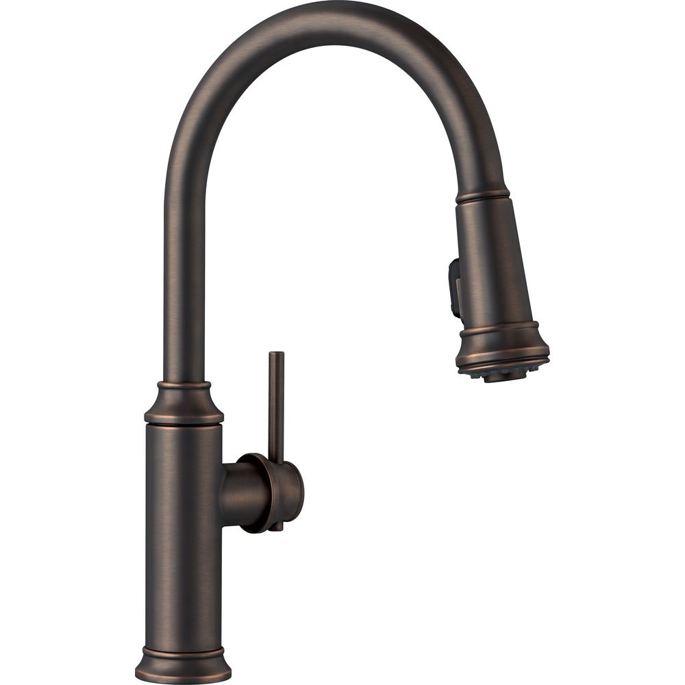 Blanco EMPRESSA SingleHandle PullDown Sprayer Kitchen Faucet in Oil Rubbed Bronze442503 The