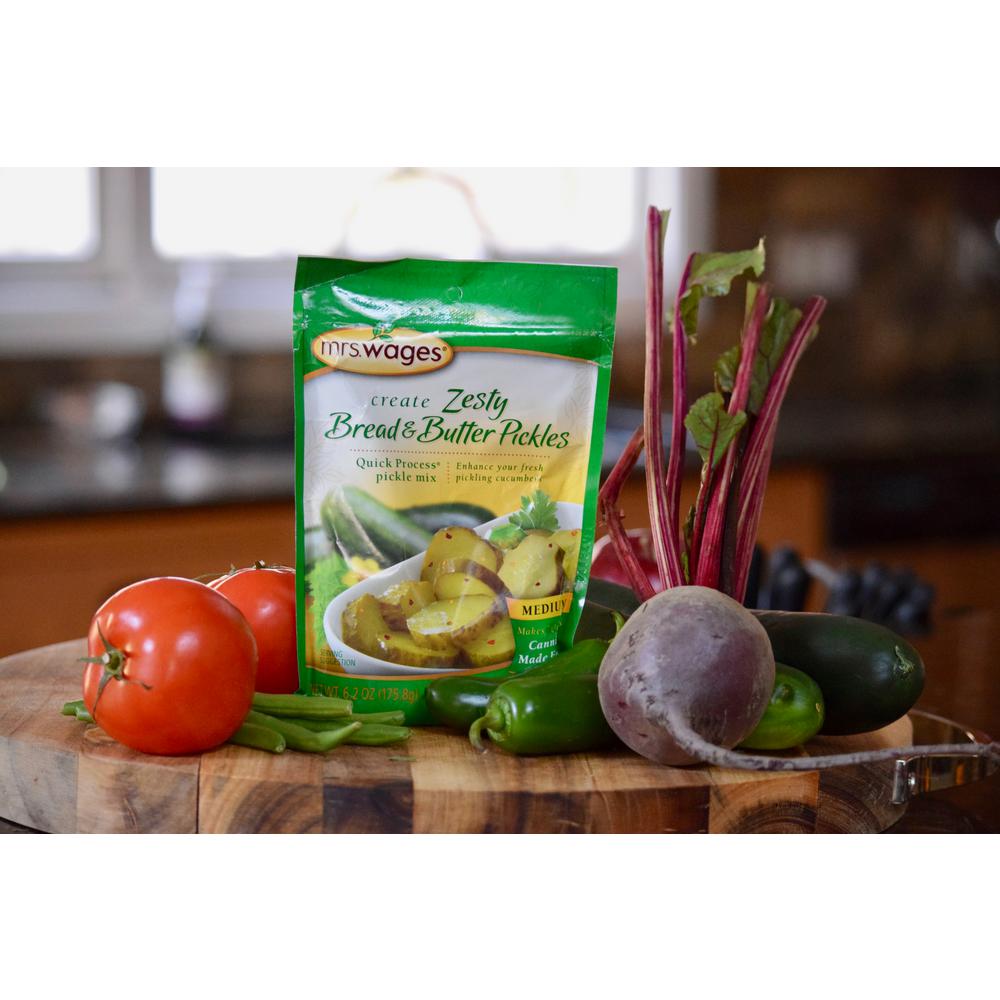 Mrs. Wages Zesty Bread and Butter Canning Mix (12-Pack) by Mrs. Wages