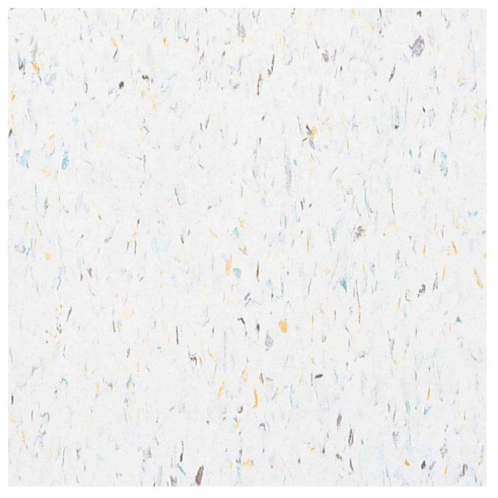 White VCT Tile Vinyl Flooring & Resilient Flooring The Home Depot