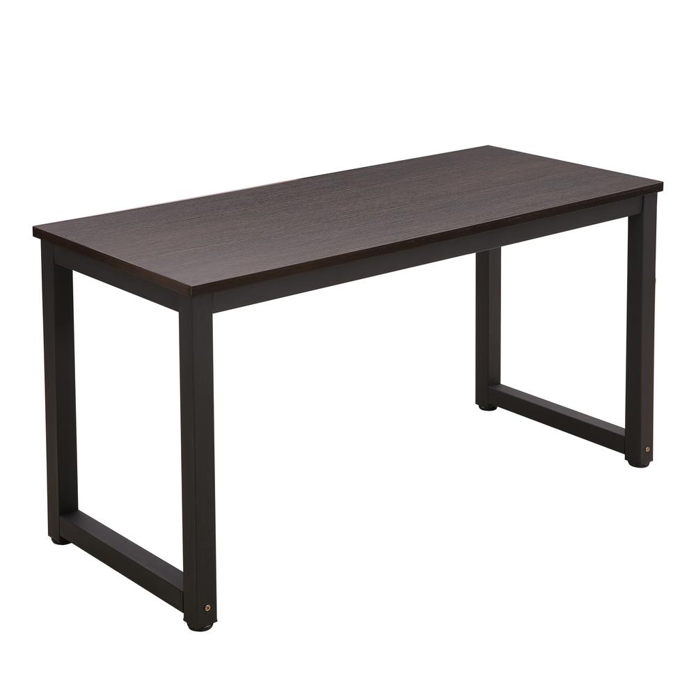 Walnut Office Desks Inside Poly And Bark Grover Dark Walnut Black Large Office Desk Deskhd321 Walnut Office Desks Inside Poly And Bark Grover Dark Walnut Black Large Office Desk Deskhd321