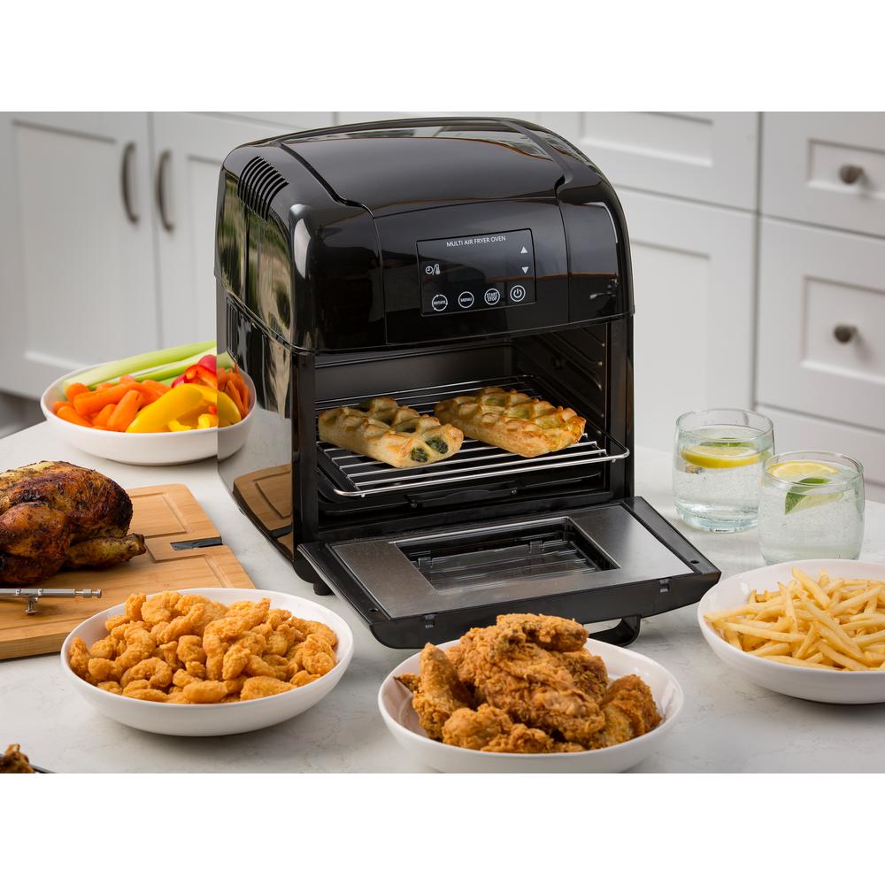 Digital Air Fry Oven 10 Qt. Dishwasher Safe Rotisserie Healthy Cooker Fryer Fry  eBay