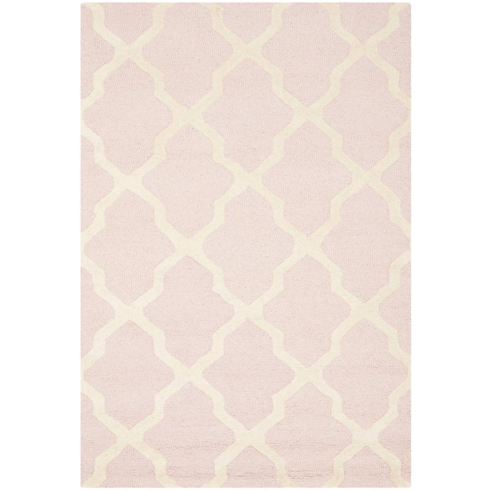Safavieh Cambridge Light Pink/Ivory 4 ft. x 6 ft. Area RugCAM121M4