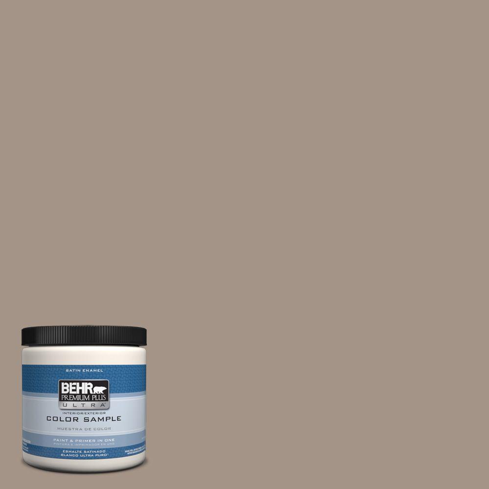 BEHR Premium Plus Ultra 8 oz. #HDC-NT-04A Clay Satin Enamel Interior ...