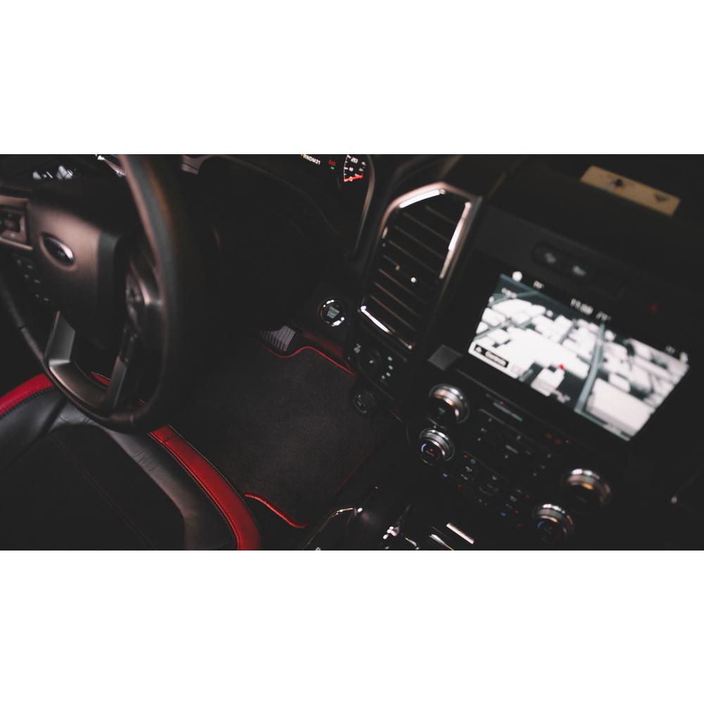 2013 GGBAILEY D50392-F1A-BLK/_BR Custom Fit Car Mats for 2012 2014 2015 Mercedes-Benz M-Class Black with Red Edging Driver /& Passenger Floor