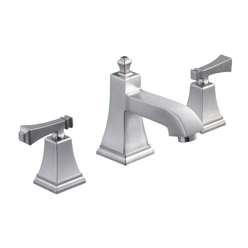Glacier Bay Exhibit 2Handle LowArc DeckMount Roman Tub Faucet in