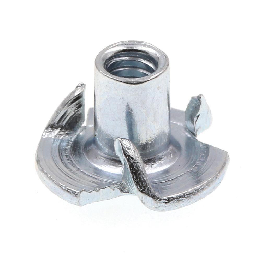 1024 x 5/16" Coarse Thread Tee Nut 3 Prong Zinc Plated Business